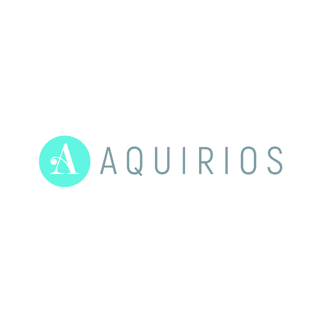 Aquirios.com logo, a brandable .com business name for sale