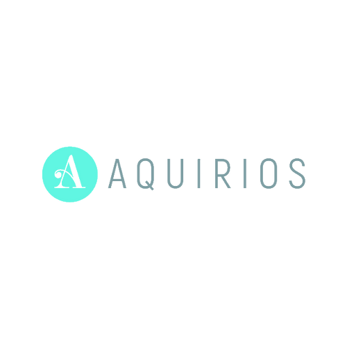 Aquirios.com logo, a brandable .com business name for sale