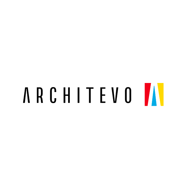 Architevo.com logo, a brandable .com business name for sale
