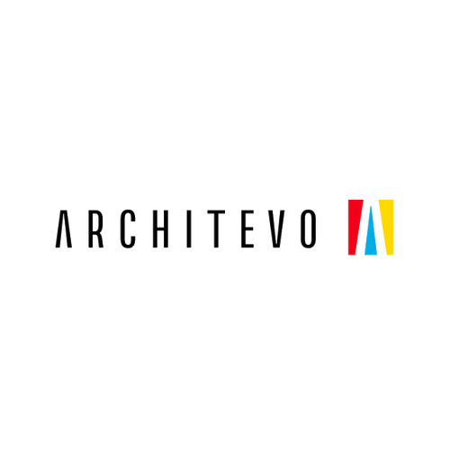 Architevo.com logo, a brandable .com business name for sale