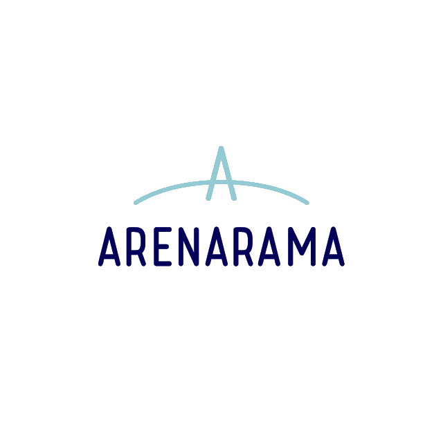 Arenarama.com logo, a brandable .com business name for sale