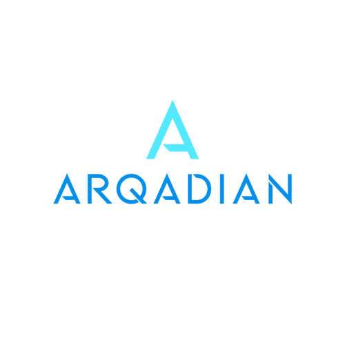 Arqadian.com logo, a brandable .com business name for sale