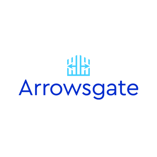 Arrowsgate.com logo, a brandable .com business name for sale