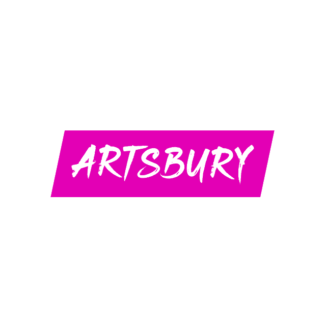 Artsbury.com logo, a brandable .com business name for sale