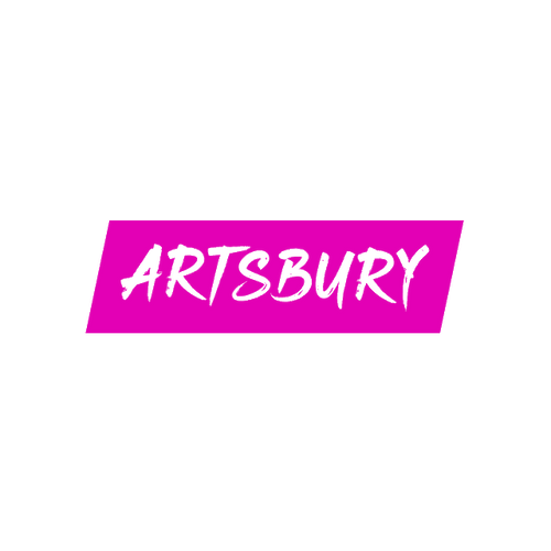 Artsbury.com logo, a brandable .com business name for sale