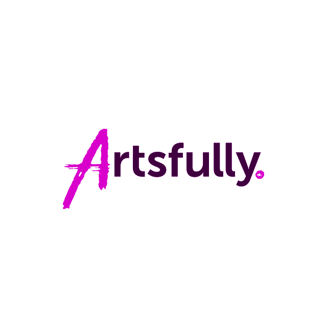 Artsfully.com logo, a brandable .com business name for sale