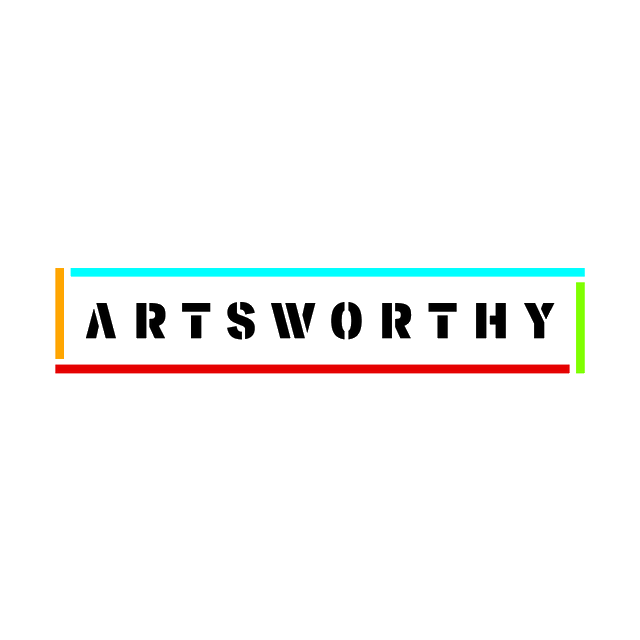 Artsworthy.com logo, a brandable .com business name for sale