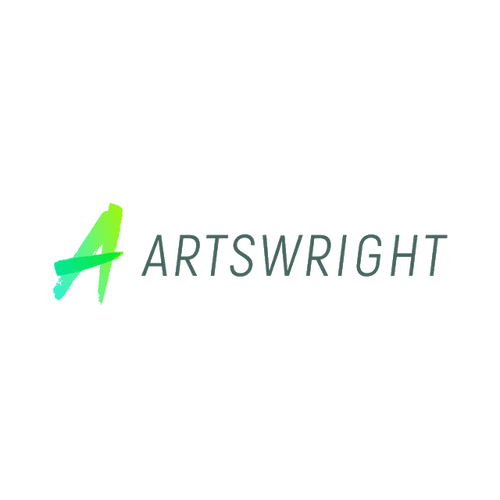 Artswright.com logo, a brandable .com business name for sale