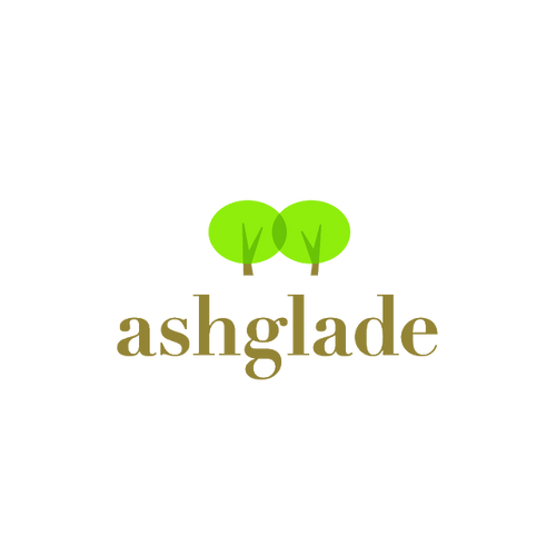 Ashglade.com logo, a brandable .com business name for sale