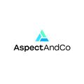 AspectAndCo.com logo, a brandable .com business name for sale