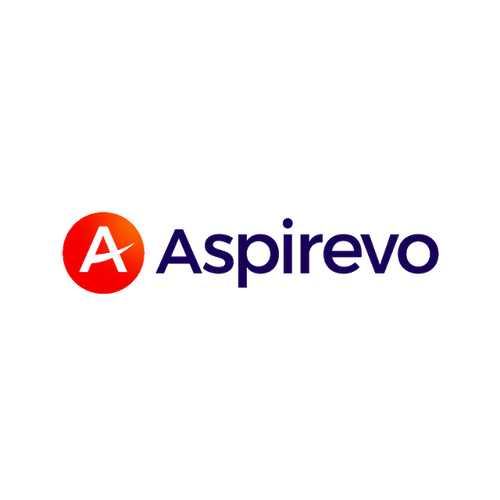 Aspirevo.com logo, a brandable .com business name for sale