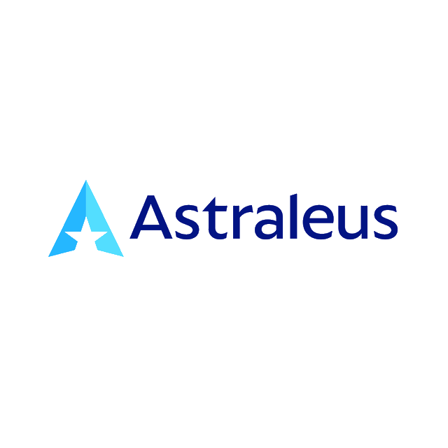 Astraleus.com logo, a brandable .com business name for sale