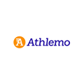 Athlemo.com logo, a brandable .com business name for sale