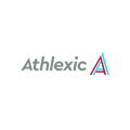Athlexic.com logo, a brandable .com business name for sale