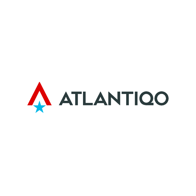 Atlantiqo.com logo, a brandable .com business name for sale