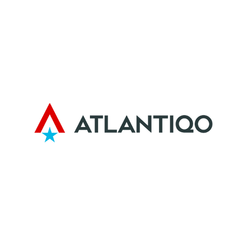 Atlantiqo.com logo, a brandable .com business name for sale