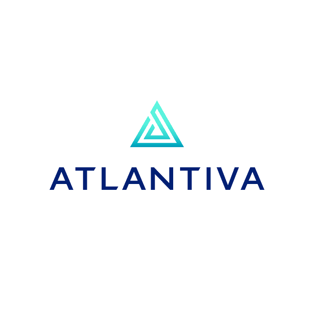 Atlantiva.com logo, a brandable .com business name for sale