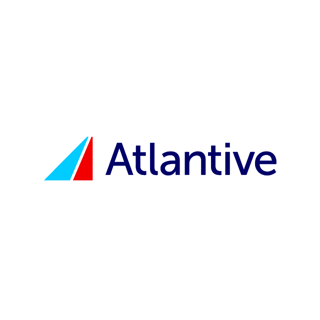 Atlantive.com logo, a brandable .com business name for sale