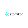 Atomikon.com logo, a brandable .com business name for sale
