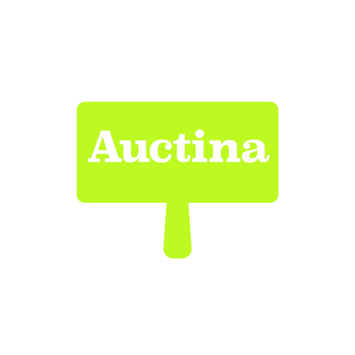 Auctina.com logo, a brandable .com business name for sale