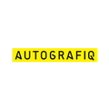 Autografiq.com logo, a brandable .com business name for sale