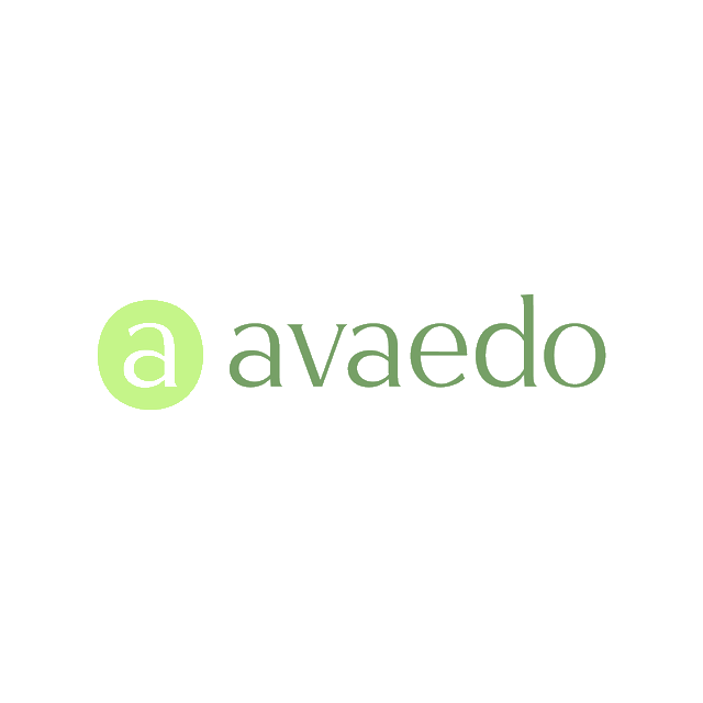 Avaedo.com logo, a brandable .com business name for sale