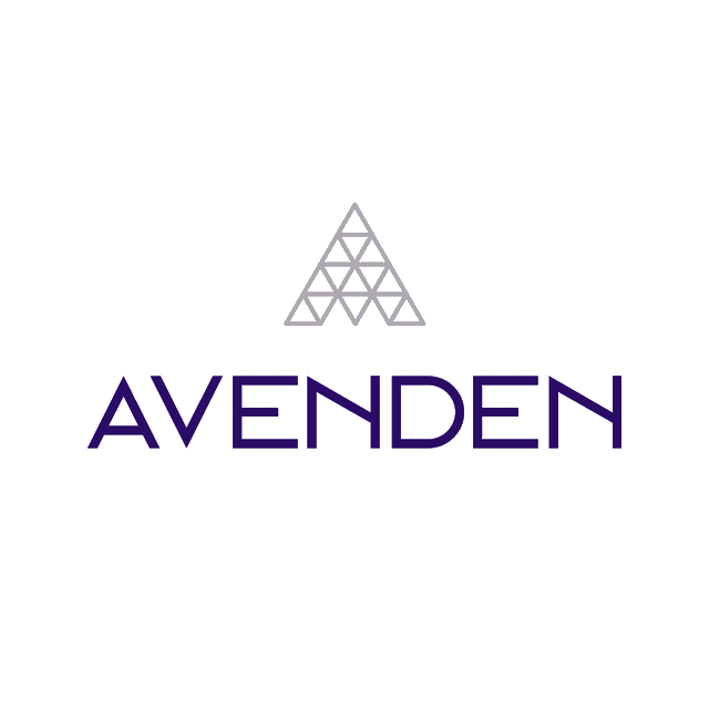 Avenden.com logo, a brandable .com business name for sale