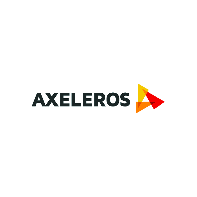 Axeleros.com logo, a brandable .com business name for sale