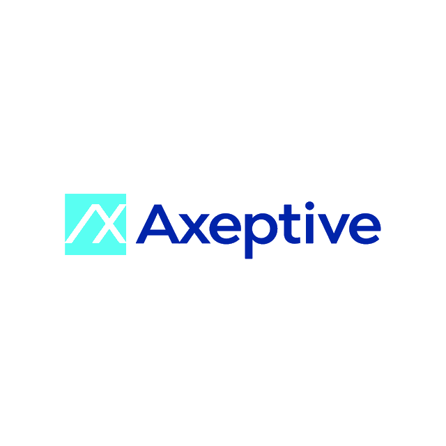 Axeptive.com logo, a brandable .com business name for sale