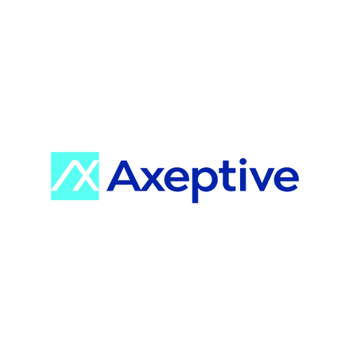 Axeptive.com logo, a brandable .com business name for sale