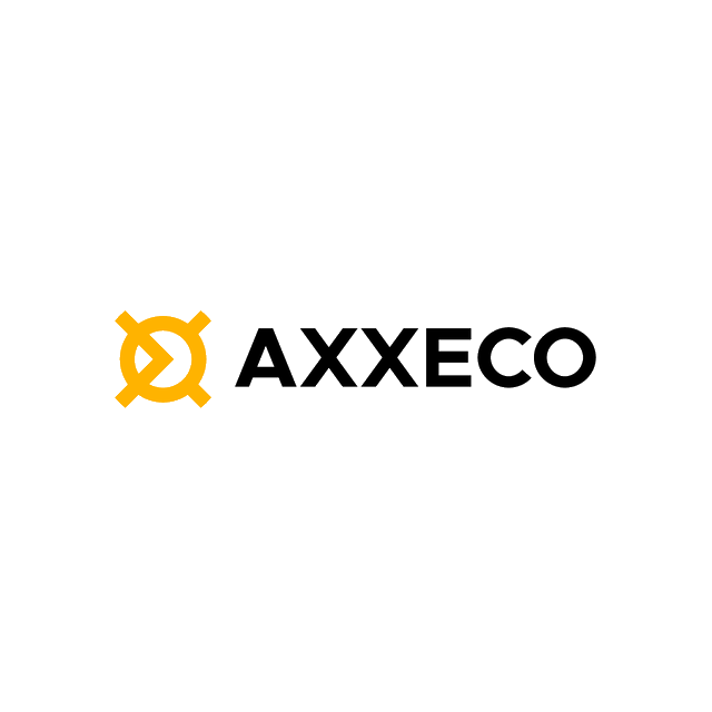 Axxeco.com logo, a brandable .com business name for sale