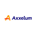 Axxelum.com logo, a brandable .com business name for sale