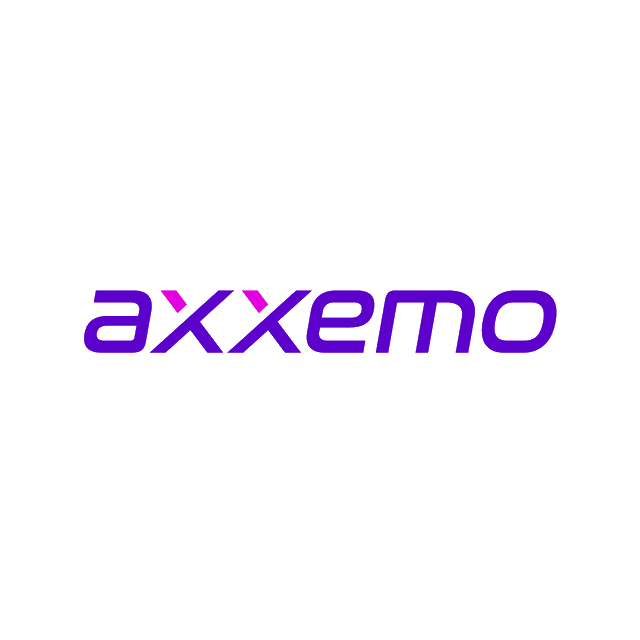 Axxemo.com logo, a brandable .com business name for sale