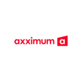 Axximum.com logo, a brandable .com business name for sale