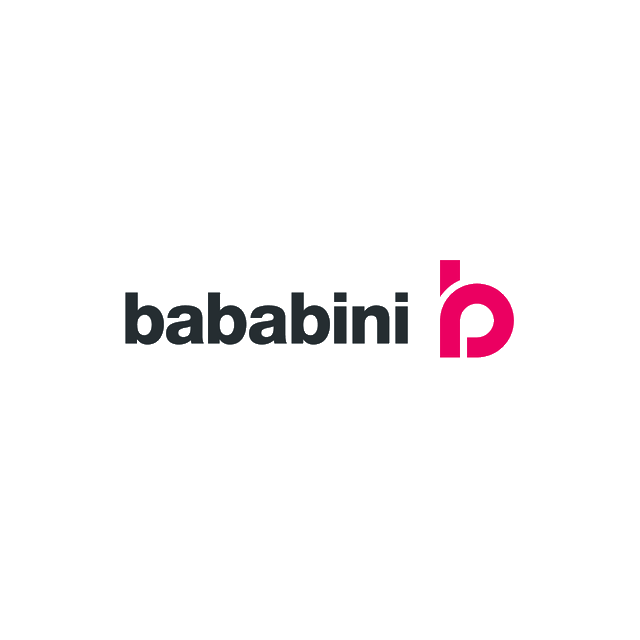 Bababini.com logo, a brandable .com business name for sale