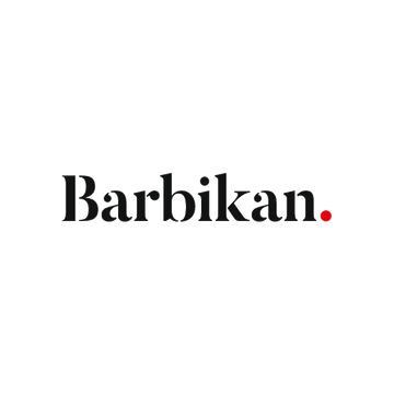 Barbikan.com logo, a brandable .com business name for sale