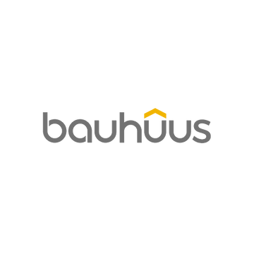 Bauhuus.com logo, a brandable .com business name for sale