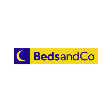 BedsAndCo.com logo, a brandable .com business name for sale