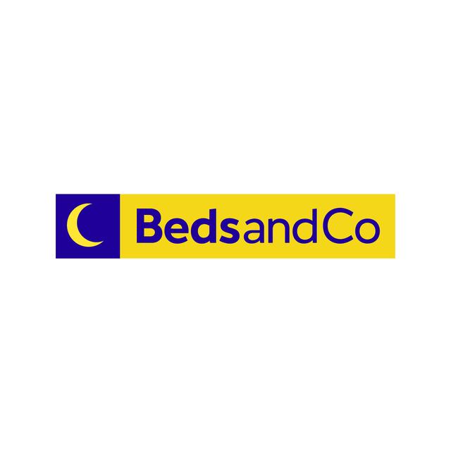 BedsAndCo.com logo, a brandable .com business name for sale