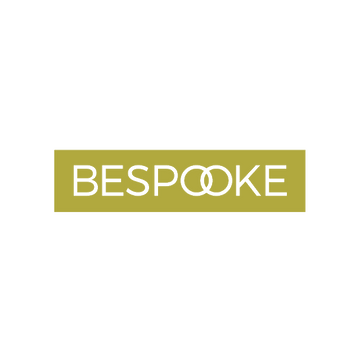 Bespooke.com logo, a brandable .com business name for sale