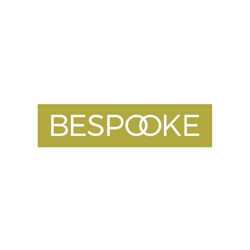 Bespooke.com logo, a brandable .com business name for sale
