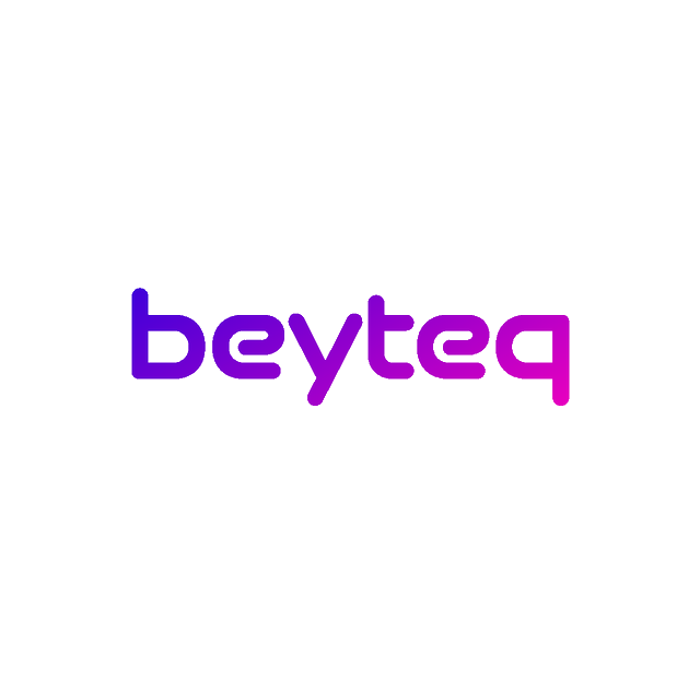 Beyteq.com logo, a brandable .com business name for sale
