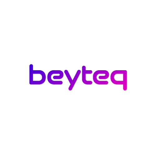 Beyteq.com logo, a brandable .com business name for sale