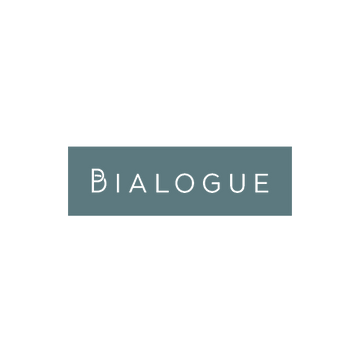 Bialogue.com logo, a brandable .com business name for sale