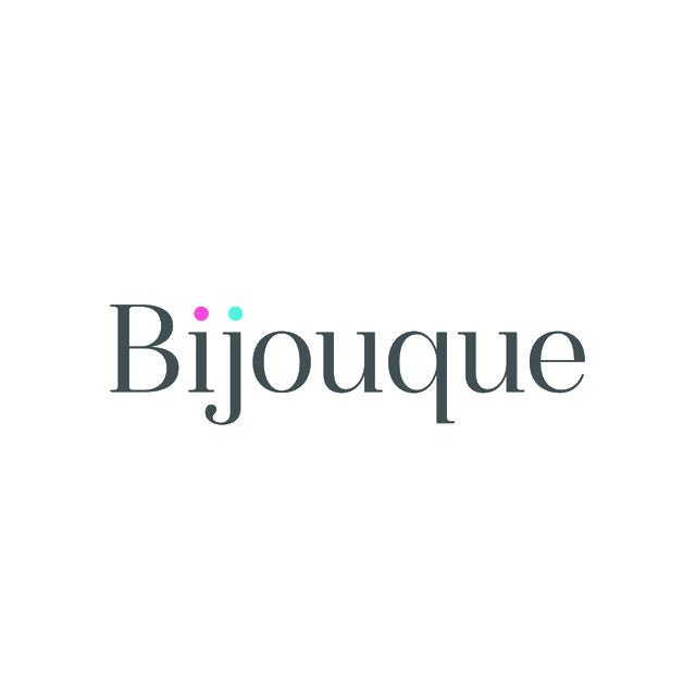Bijouque.com logo, a brandable .com business name for sale