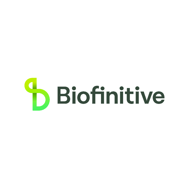 Biofinitive.com logo, a brandable .com business name for sale