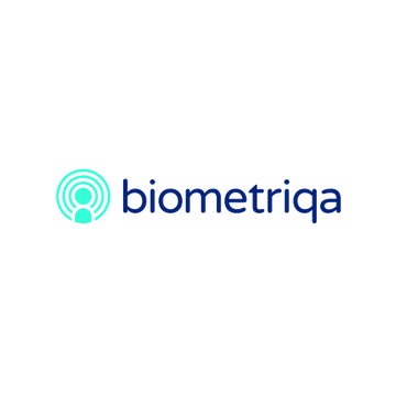Biometriqa.com logo, a brandable .com business name for sale