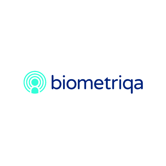 Biometriqa.com logo, a brandable .com business name for sale
