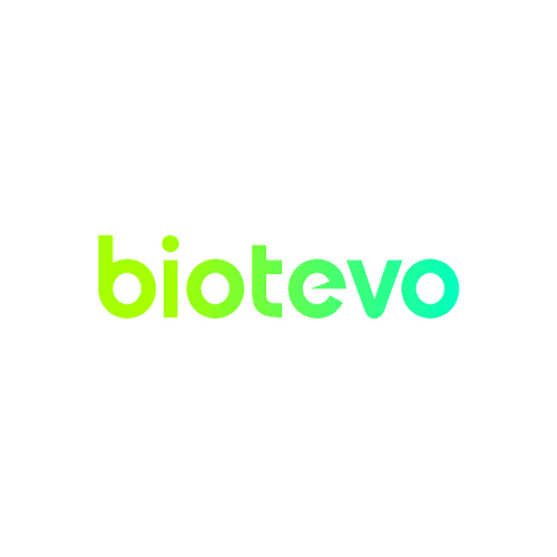 Biotevo.com logo, a brandable .com business name for sale