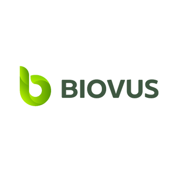 Biovus.com logo, a brandable .com business name for sale